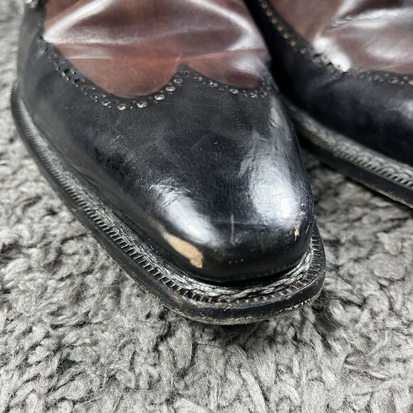 Mezlan Roselli Dress Shoes Spain Genuine Leather Wingtip Brown Size 10.5 M main image 8